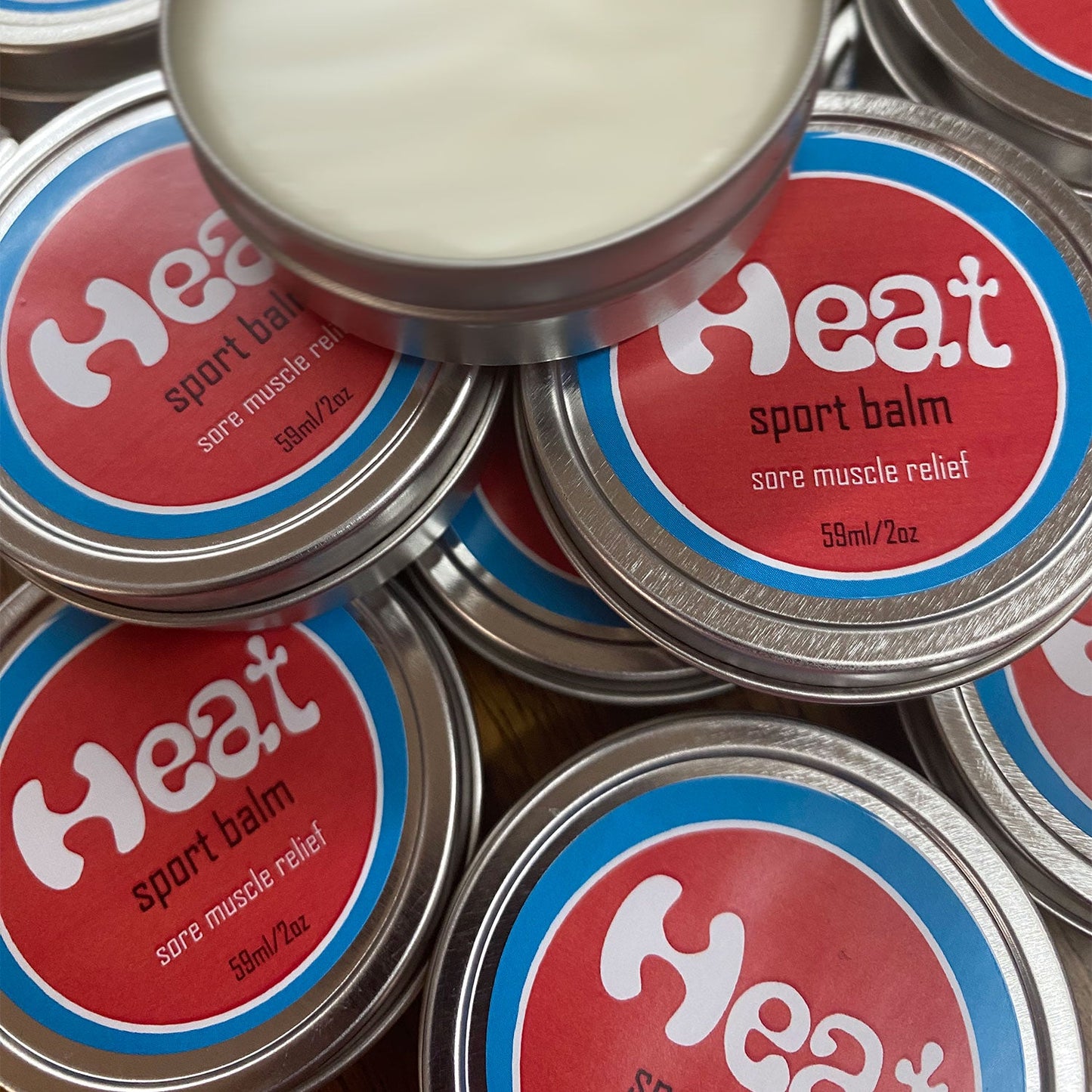 * Heat Sport Balm Tin