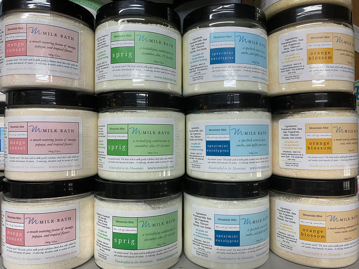 Sunshine Kisses Milk Baths Mountain Mist